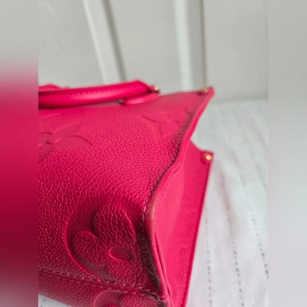 Louis Vuitton Onthego PM – Freesia Pink (Empreinte, Rare)